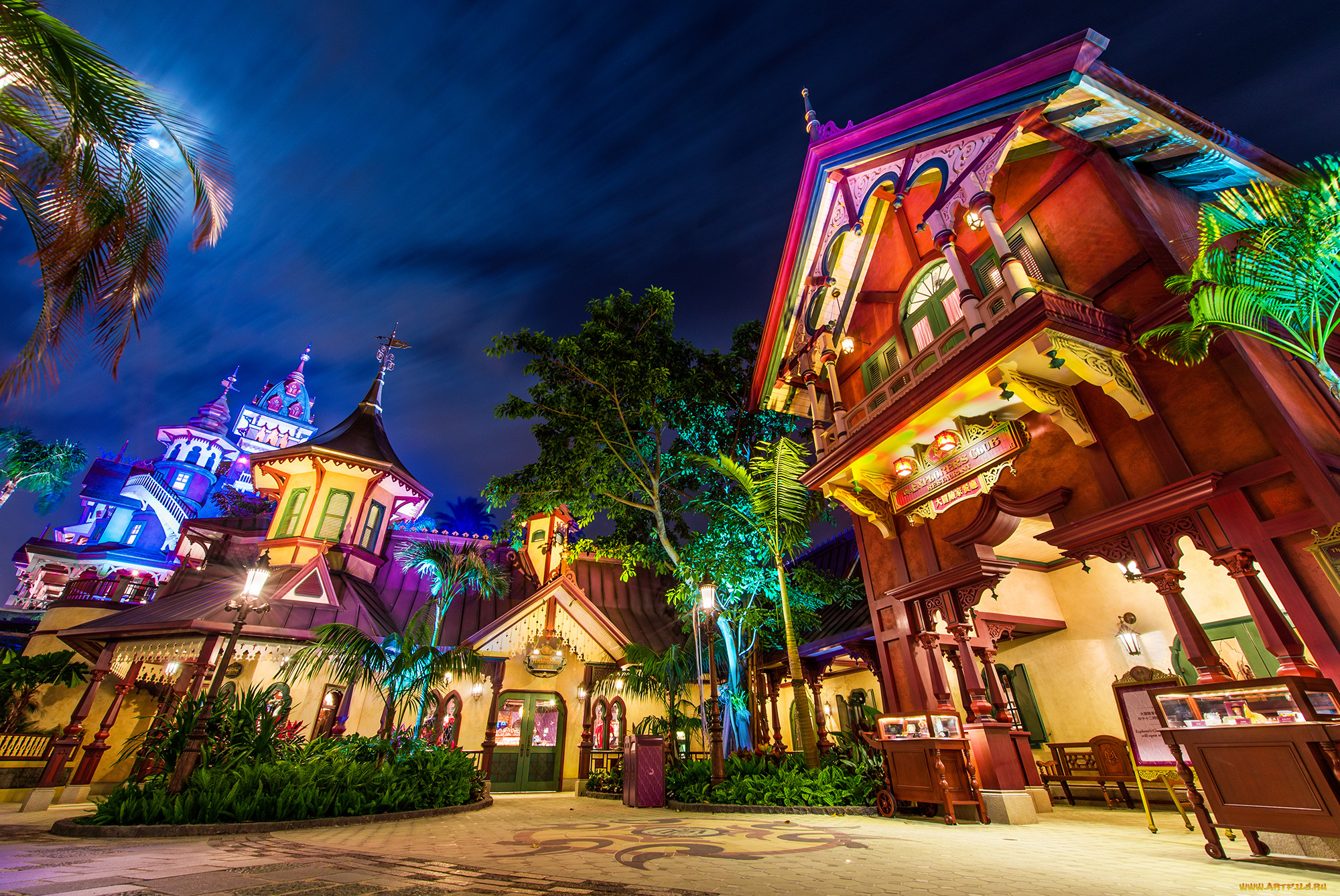 hong kong disneyland`s explorer`s club restaurant, , , , , , , 